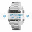 Diesel horlogeband DZ1418 Silicoon Zilver