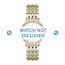 DKNY horlogeband NY2503 Staal Goud 18mm