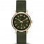 Horlogeband Marc by Marc Jacobs MBM1330 Leder Olijfgroen 14mm