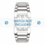 Tissot horlogeband T631025081 Staal Zilver